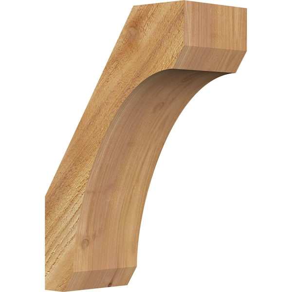 Ekena Millwork 4"W x 8"D x 12"H Legacy Rough Sawn Knee Brace, Western Red Cedar BRC04X08X12LEC00RWR - main